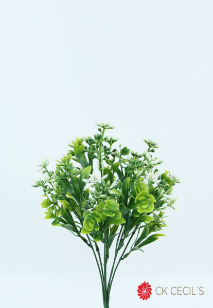 Star Bush X 33 Cm Green White