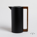 Jarra Termica Black Asa Madera 1500 Ml Vassa Home