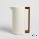 Jarra Termica Cream Asa Madera 1500 Ml Vassa Home