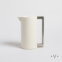 Jarra Termica Cream Asa Aluminio 1000 Ml Vassa Home