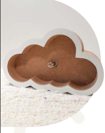 [130022] Lampara Nube Estilo Domingo