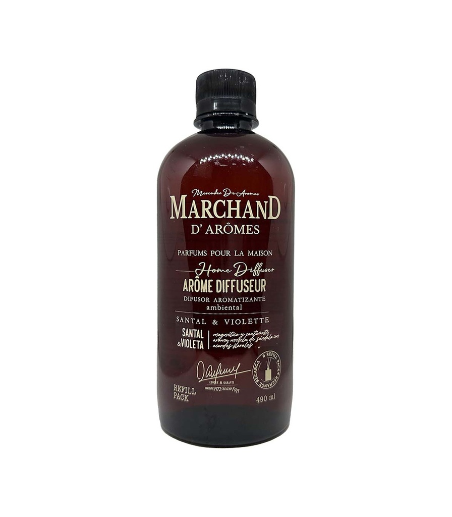 Refill de Difusor de Aromas | Verbena & Liman | 490 ml Marchand D´Aromes