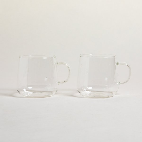 Set X 2 Mugs Net Borosilicato 300 Ml