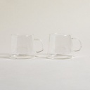 Set X 2 Mugs Net Borosilicato 350 Ml