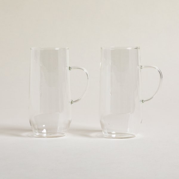 Set X 2 Mugs Net Borosilicato 400 Ml