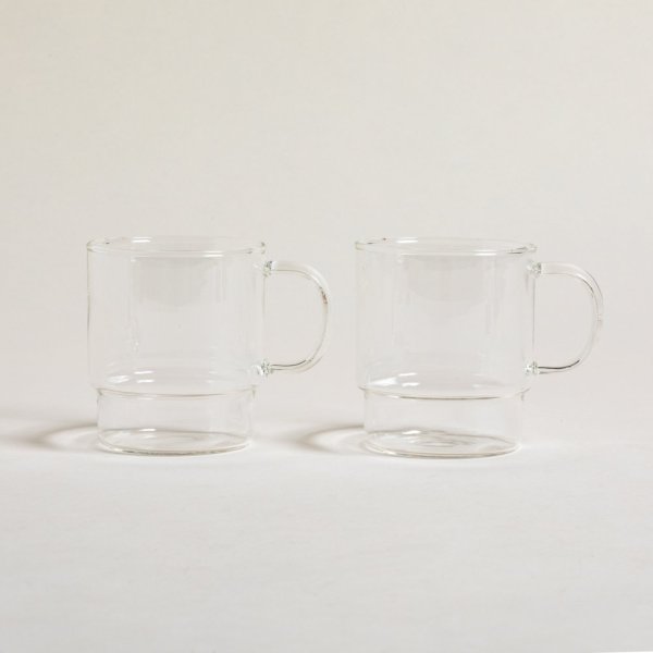 Set X 2 Mugs Net Borosilicato 300 Ml