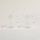 Set X 2 Mugs Net Borosilicato 300 Ml