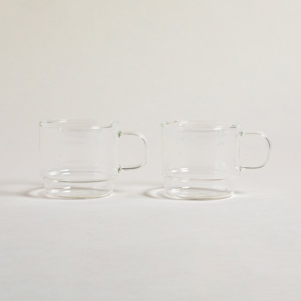 SET X 2 MUGS NET BOROSILICATO 230 ML