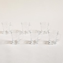 Set X 6 Pocillos De Café De Vidrio Ankara Cuadrill