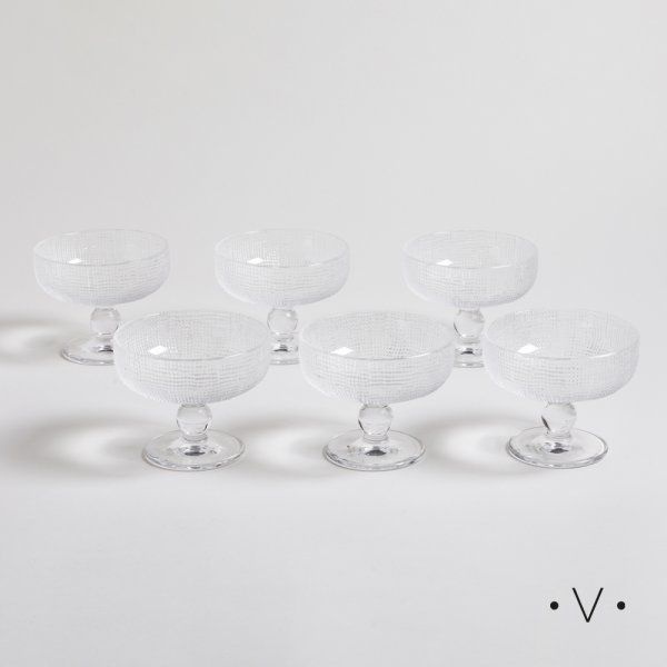 [4112992] Set X 6 Copas De Postre Selma 290 Ml Vassa Home