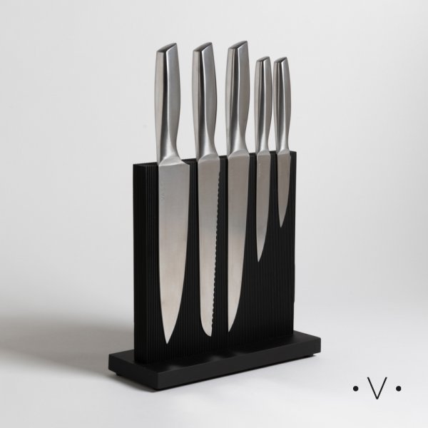 [4112995] Taco Imantado X 5 Cuchillos Acero Inoxidable Vassa Home