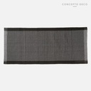 Alfombra Génova 70X160Cm Blanco Y Negro