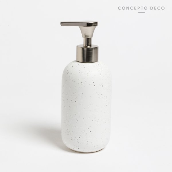 DISPENSER GRANITO GOTA 20CM BLANCO