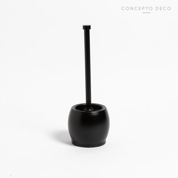 ESCOBILLERO NEGRO REDONDO BAJO 35CM