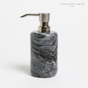 Dispenser Mármol Ónix Negro Ovalado 18Cm
