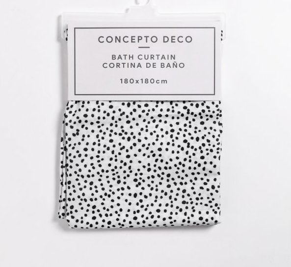 [1650272] Cortina Tela Estampada Dalmata 180X180