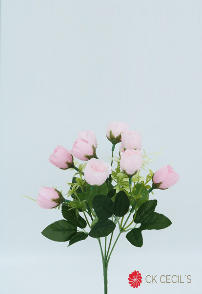 ROSE BUD X 5 X31CM / PINK
