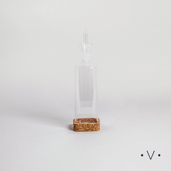 ACEITERA/VINAGRERA CUADRADA 500 ML VASSA HOME