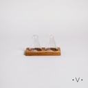 SET DE SALERO Y PIMENTERO C”NICOS 120 ML VASSA HOME 