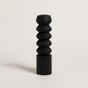 PORTAVELA BOIS NEGRO 28X7 CM