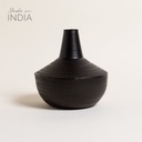 Jarron Pali Negro 21X8 Cm