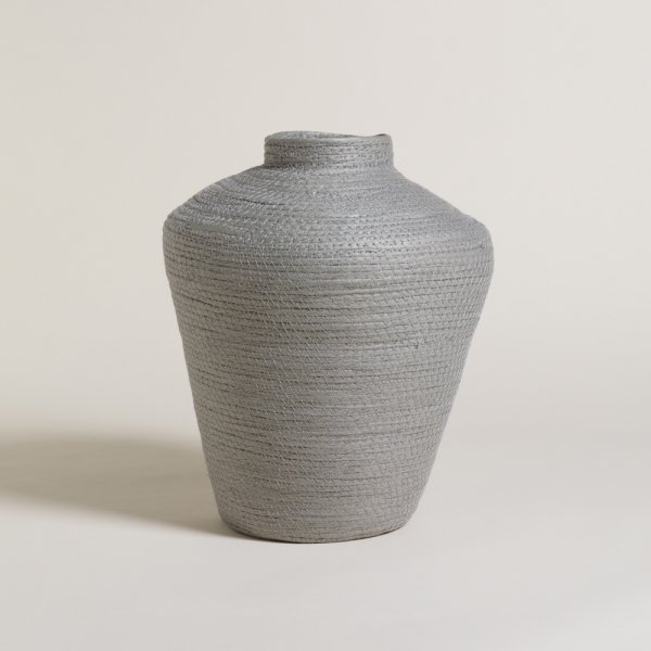 Jarron Anfora Jialing Grey 38X32 Cm