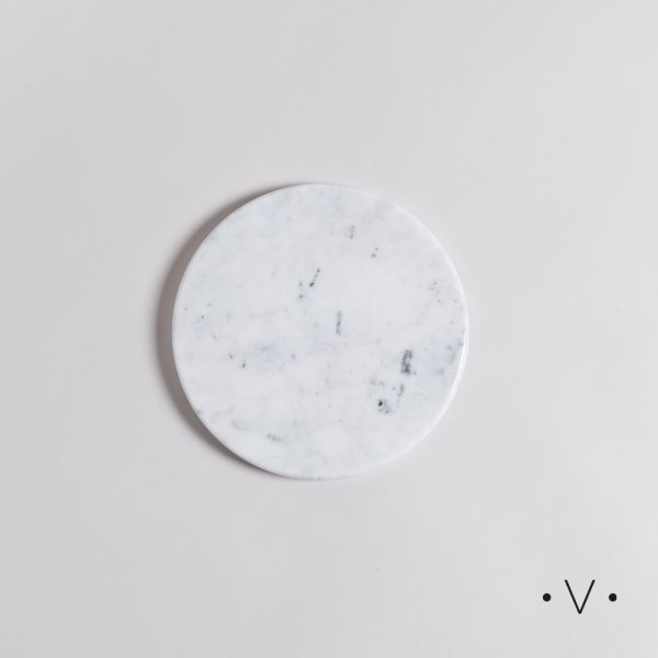 BANDEJA REDONDA DE MARMOL 1,5X20 CM VASSA HOME