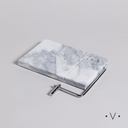 TABLA PARA QUESOS DE MARMOL 22,5X16 CM VASSA HOME