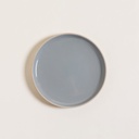 PLATO DE POSTRE SET X 6 TOSCANA GRIS BASE BEIGE 20 CM