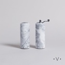 Salero Y Pimentero Molinillo De Marmol 15X6 Cm Vassa Home