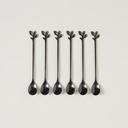 Set X 6 Cucharas Largas  Acero Negro Stem 16,5 Cm