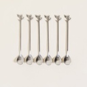 SET X 6 CUCHARAS LARGAS  ACERO STEM 16,5 CM