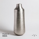 JARRON BHIMA PLATA 19X41,5 CM VASSA HOME