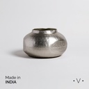 CENTRO DE MESA BHIMA PLATA 27X14,5 CM VASSA HOME