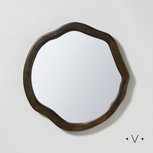 Espejo Arqueado Dark Wood 50 Cm Vassa Home