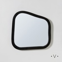 Espejo Asim…Trico Black Wood 49X49 Cm Vassa Home