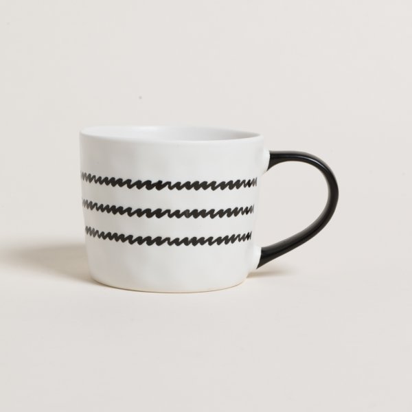 [4113444] Mug De Porcelana Zabra 310 ML Vassa Home