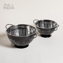 Set X 2 Coladores Black 35,5X16 / 30,5X13 Cm