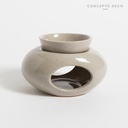 HORNO DIFUSOR CÉRAMICA GRIS 11X9CM
