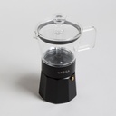 Cafetera Tipo Italiana De Borosilicato 360 Ml Vassa Home