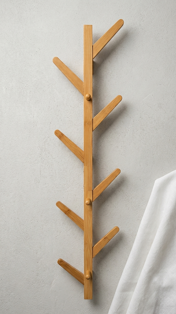 [140275] Perchero De Pared Bambu 104.5*26*6.8 Cm