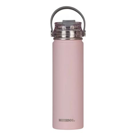 BOTELLA DEPORTIVA AKWA ACERO INOX 650 CC ROSA WATERDOG