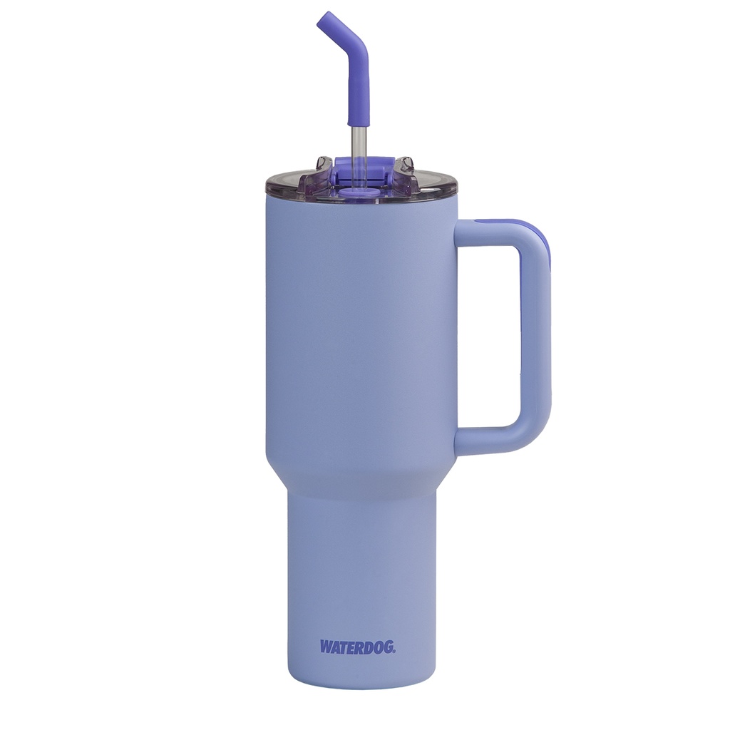 Vaso Doble Pared 1200 Cc Lavanda Acero Inox Waterdog