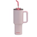 Vaso Doble Pared 1200 Cc Rosa Acero Inox Waterdog