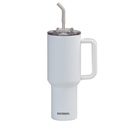 Vaso Doble Pared 1200 Cc Blanco Acero Inox Waterdog