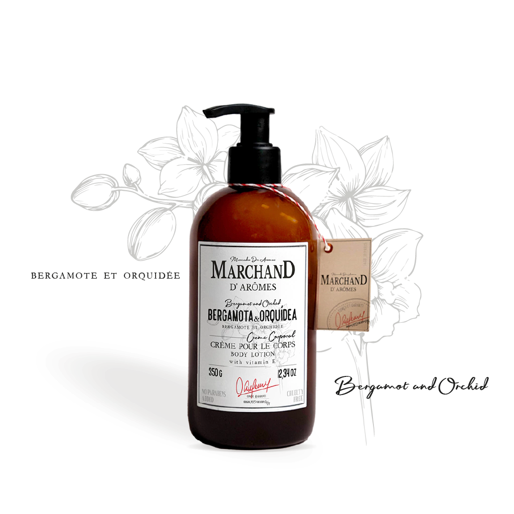 Crema Corporal Marchand D Aromes Bergamota Y Orquídea 350 G