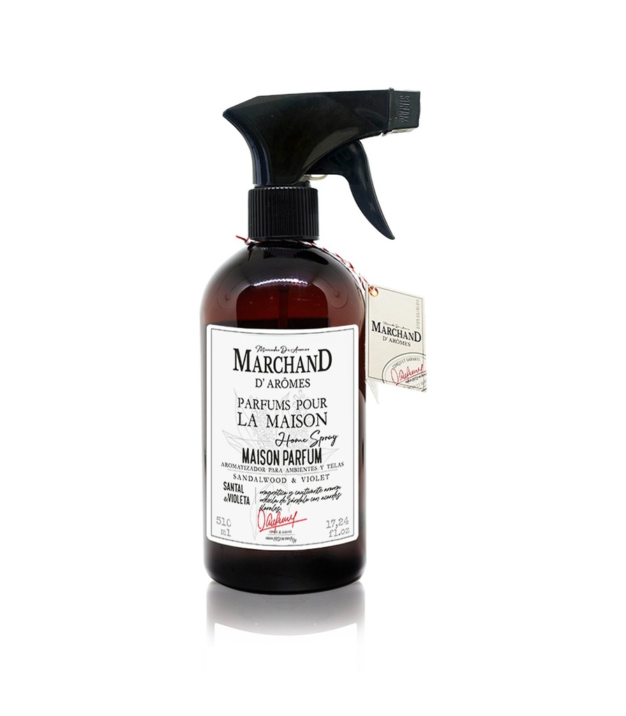 AROMATIZADOR DE 510 ML MARCHAND D AROMES SANTAL Y VIOLETA