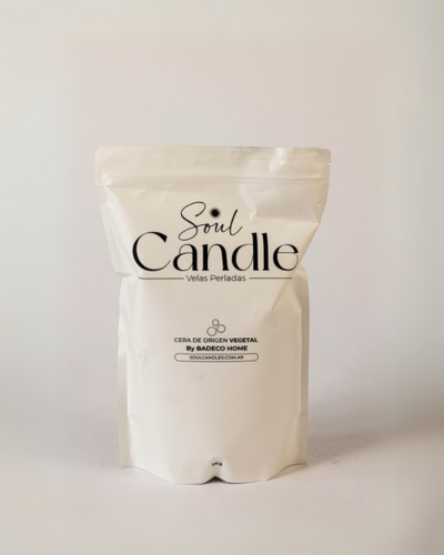 Velas En Perlas Blanca 250 Grs Soul Candleⓡ