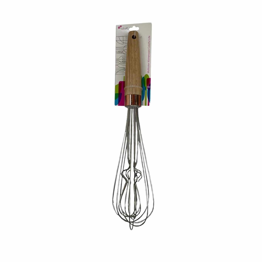 Batidor De Alambre Mango Madera 14"