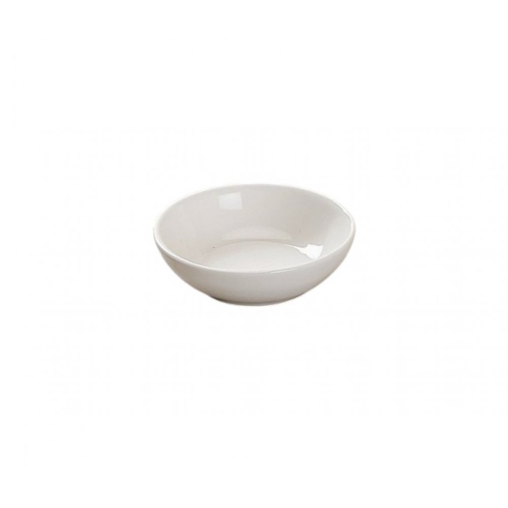 BOWLS REDONDOS PARA SALSA DE SOJA DE CERÁMICA BLANCA